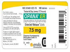 Opana ER 7.5mg